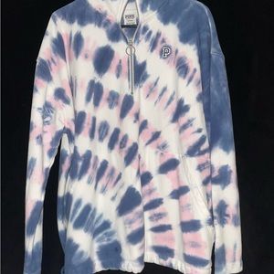 VS Pink Tie Dye Pullover